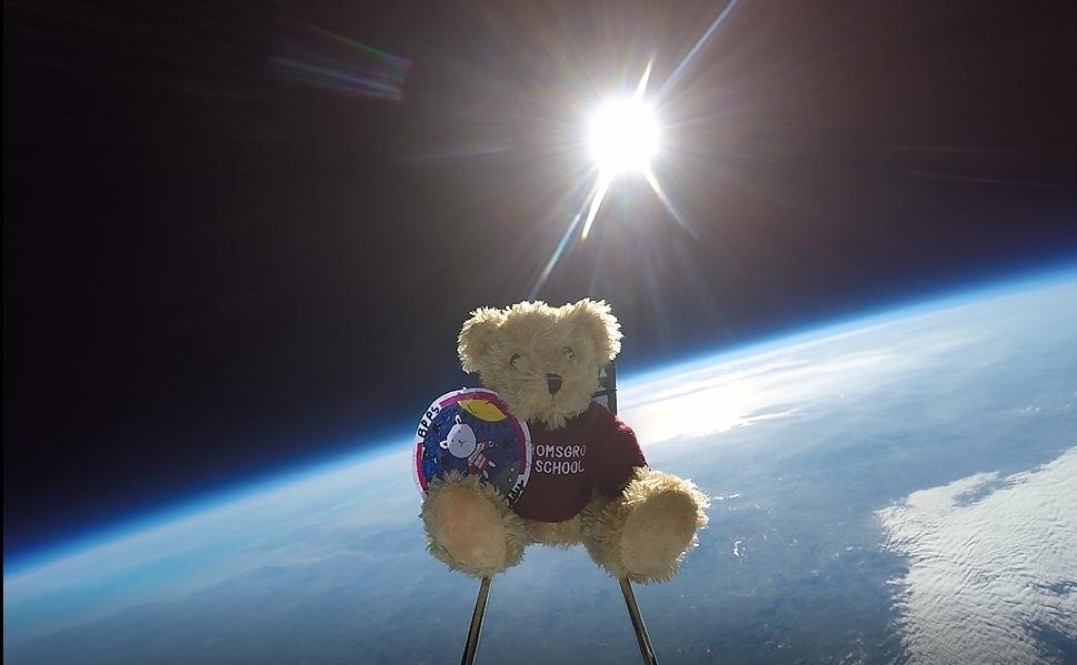 One of the topics for our Pre-Prep children - sending a bear into space